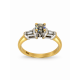 Pre Owned 18ct Diamond Solitaire ZC245